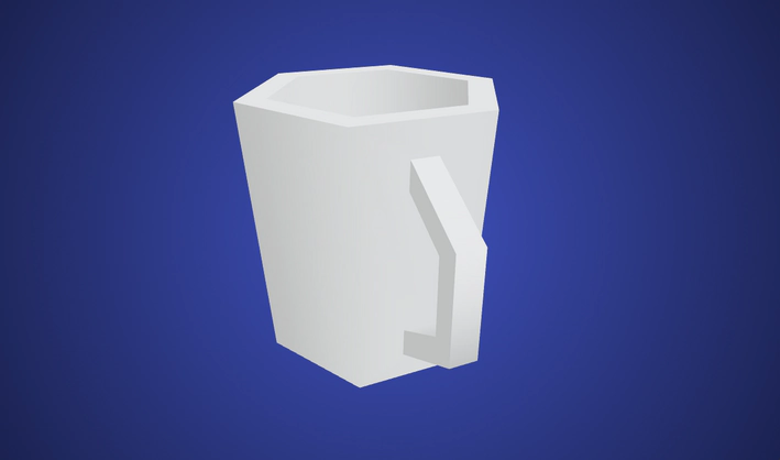 Cup — Poly Pizza 3D model by Kenney