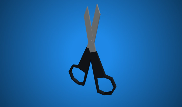 Scissors — Poly Pizza 3D model by Zsky