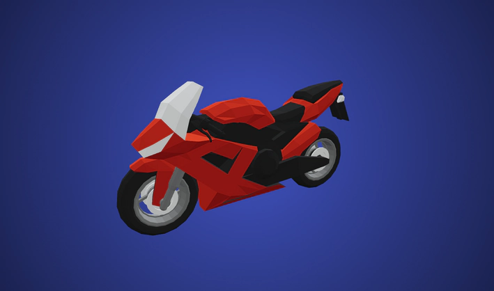 Motorcycle — Poly Pizza 3D model by Poly by Google