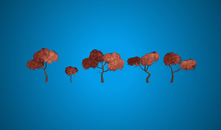 Maple Trees — Poly Pizza 3D model by Quaternius