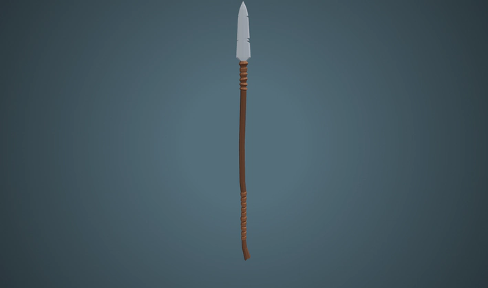 Spear — Poly Pizza 3D model by Quaternius