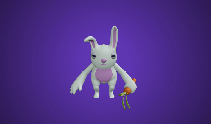 Bunny — Poly Pizza 3D model by Quaternius
