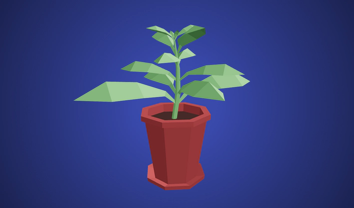 Potted Plant — Poly Pizza 3D model by CreativeTrio