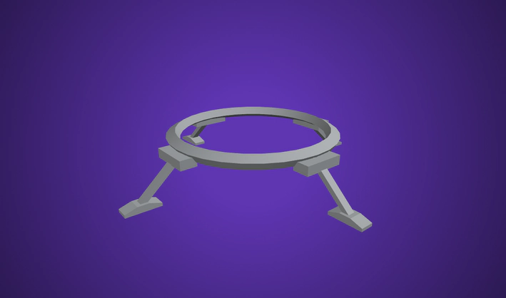 House Single Support — Poly Pizza 3D model by Quaternius