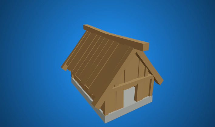 House — Poly Pizza 3D model by Quaternius