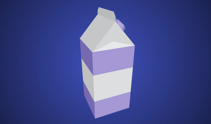 Carton — Poly Pizza 3D model by Kenney