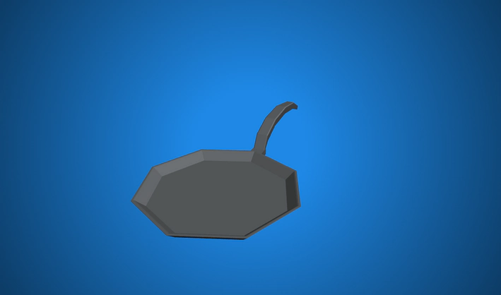 Fry Pan — Poly Pizza 3D model by Zsky