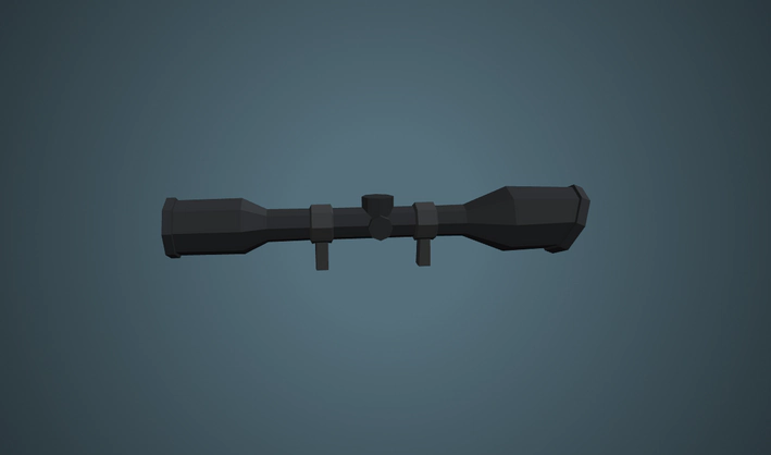 Scope — Poly Pizza 3D model by Quaternius