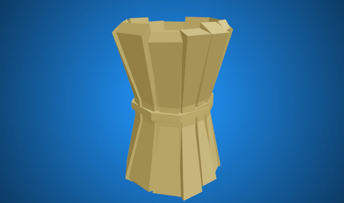 Hay — Poly Pizza 3D model by Quaternius