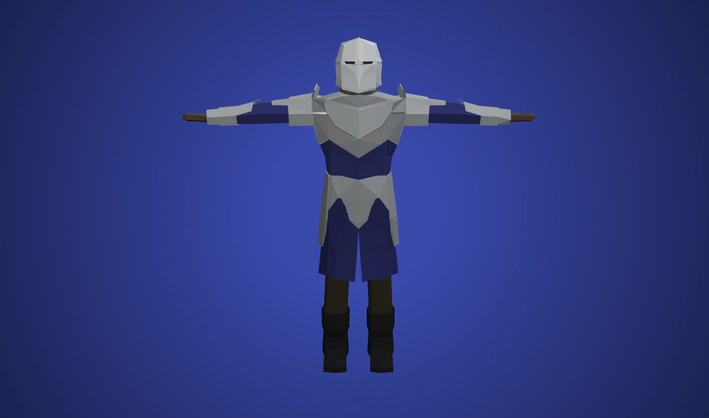 Knight — Poly Pizza 3D model by Dawid2K