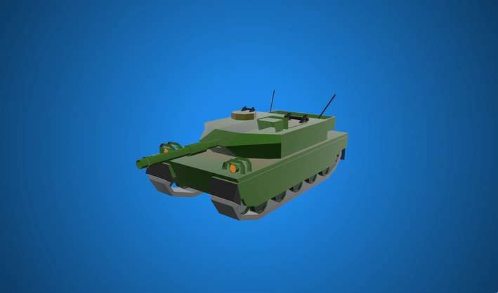 Tank — Poly Pizza 3D model by Zsky
