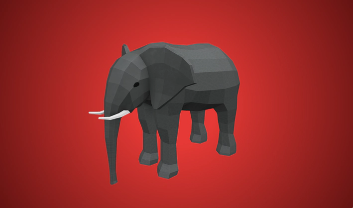 Elephant — Poly Pizza 3D model by Poly by Google