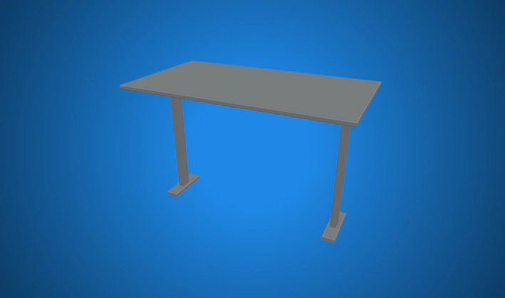 Standing Desk — Poly Pizza 3D model by Zsky