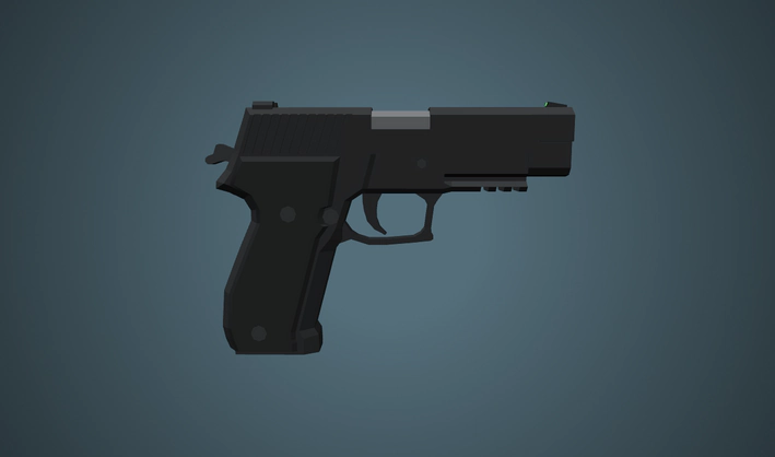 P226 — Poly Pizza 3D model by austincford