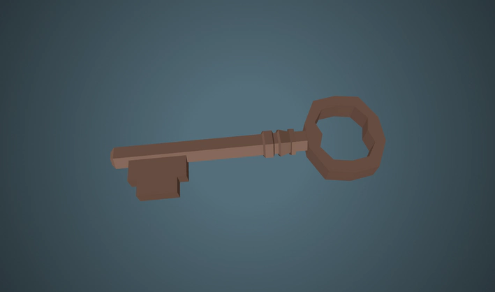 Key — Poly Pizza 3D model by Quaternius