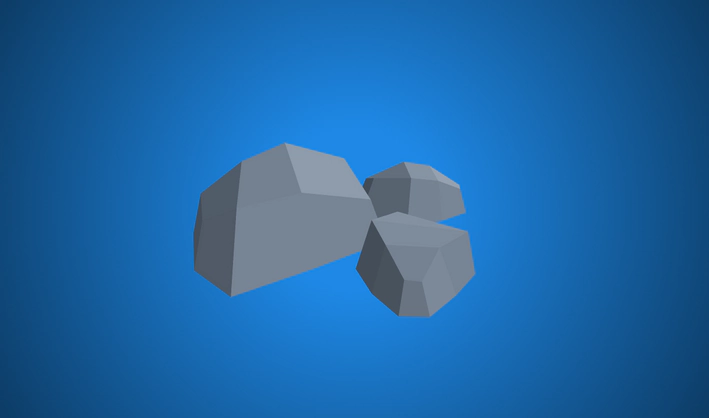Rocks — Poly Pizza 3D model by Quaternius