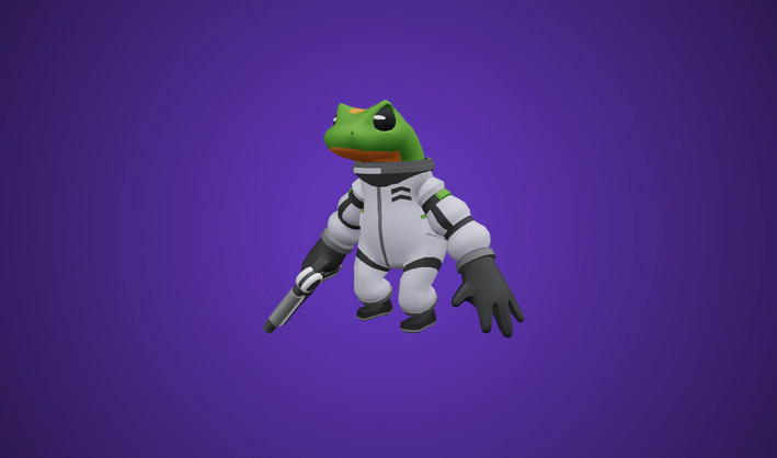 Astronaut — Poly Pizza 3D model by Quaternius