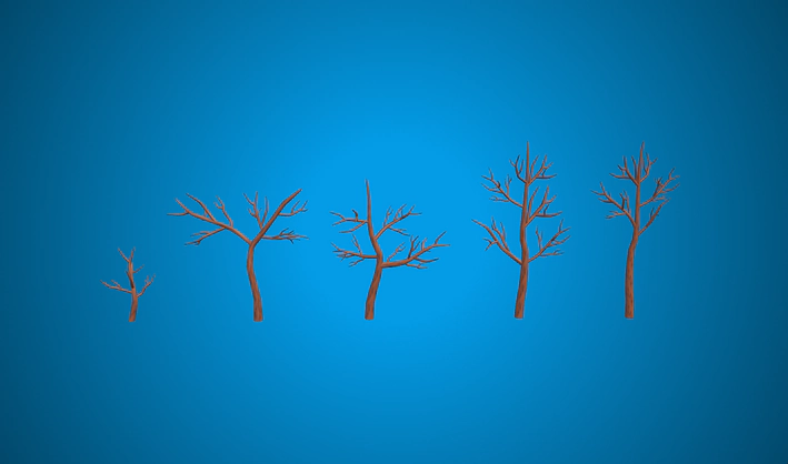Dead Trees — Poly Pizza 3D model by Quaternius