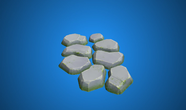 Rock Path Round Small — Poly Pizza 3D model by Quaternius