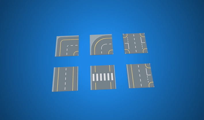 Road Bits — Poly Pizza 3D model by Kay Lousberg