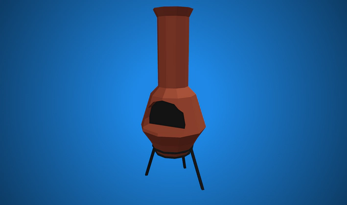 Chiminea — Poly Pizza 3D model by Zsky
