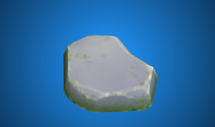 Pebble Round — Poly Pizza 3D model by Quaternius