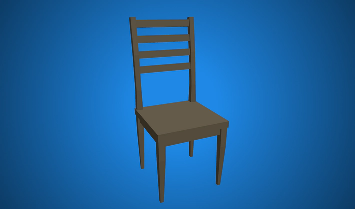 Chair — Poly Pizza 3D model by Quaternius