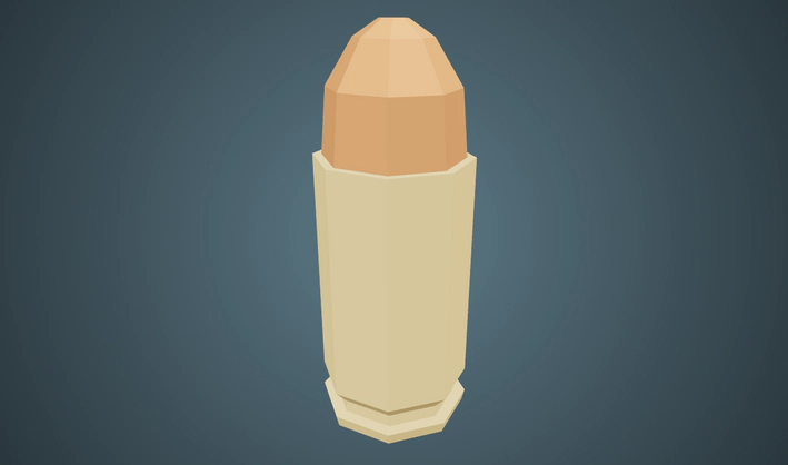 9x19mm — Poly Pizza 3D model by J-Toastie
