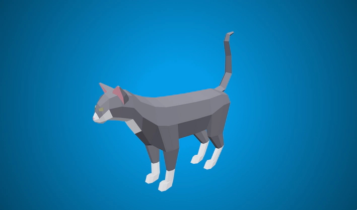 Cat — Poly Pizza 3D model by Poly by Google