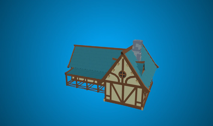 Fantasy Stable — Poly Pizza 3D model by Quaternius