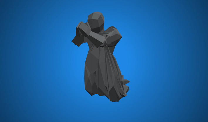 Statue — Poly Pizza 3D model by Zsky