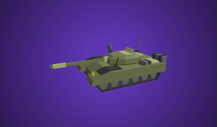 Tank — Poly Pizza 3D model by KolosStudios