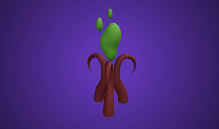 Tree Spikes — Poly Pizza 3D model by Quaternius