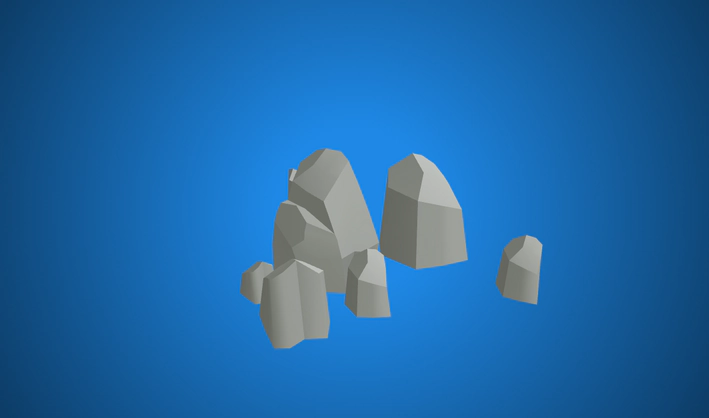 Rocks — Poly Pizza 3D model by Quaternius