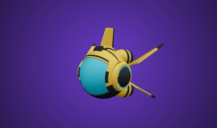Spaceship — Poly Pizza 3D model by Quaternius