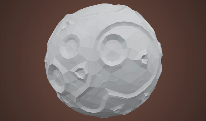 Moon — Poly Pizza 3D model by Poly by Google
