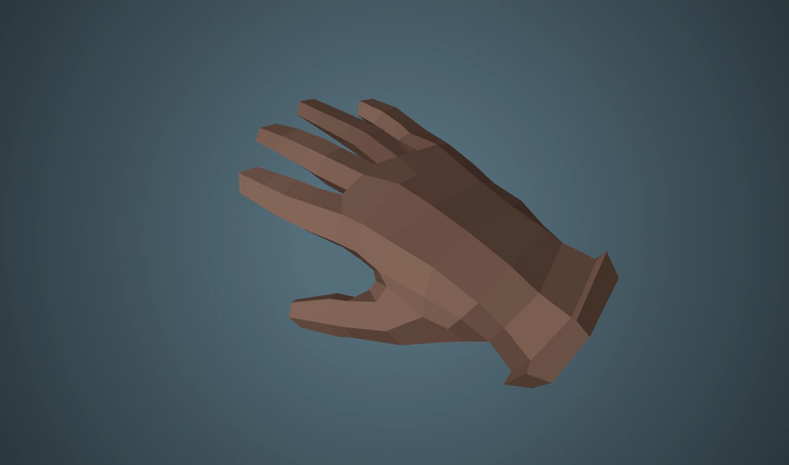Glove — Poly Pizza 3D model by Quaternius