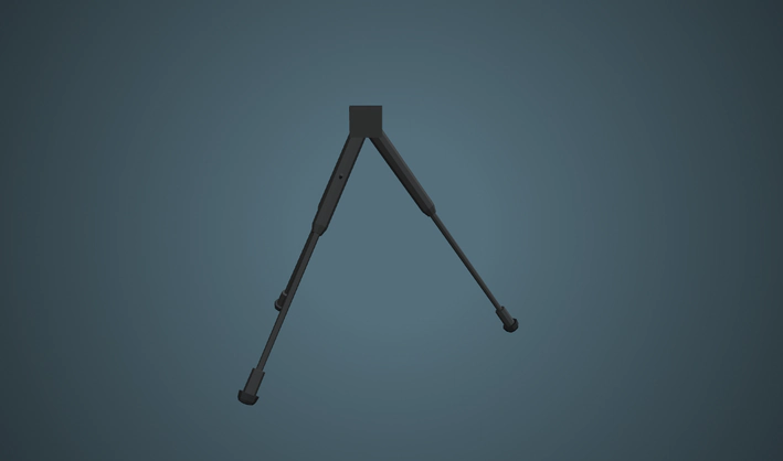 Tripod — Poly Pizza 3D model by Quaternius