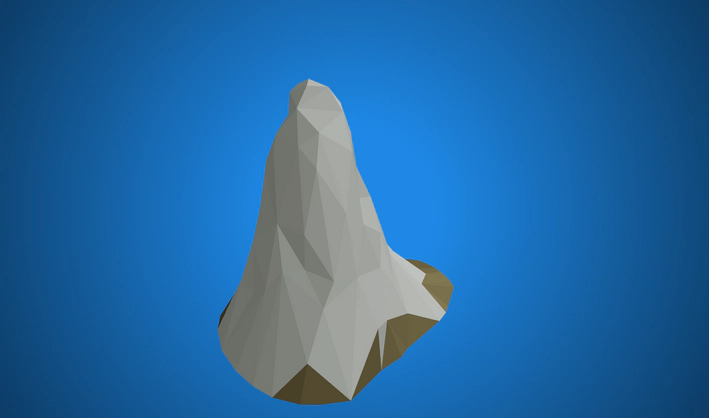 Mountain — Poly Pizza 3D model by Quaternius