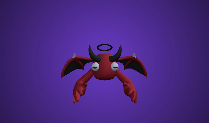 Demon — Poly Pizza 3D model by Quaternius