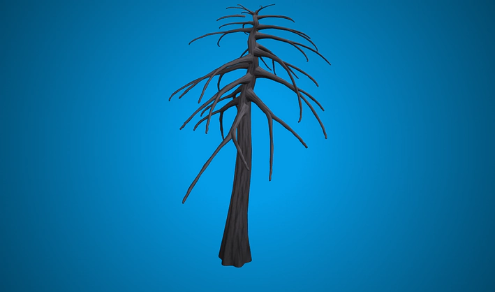 Dead Tree — Poly Pizza 3D model by Quaternius