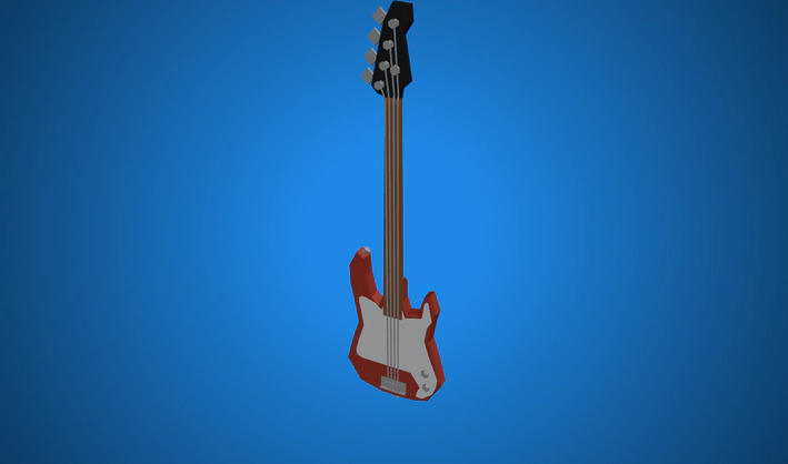 Bass — Poly Pizza 3D model by Zsky