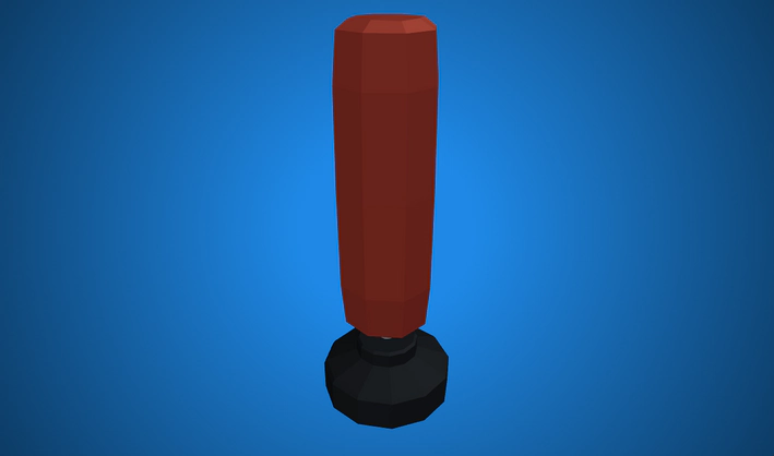 Punching Bag — Poly Pizza 3D model by Zsky
