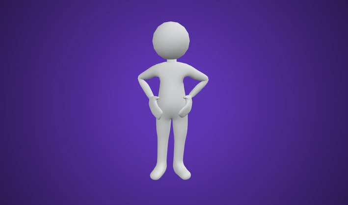 Hyper Casual Character — Poly Pizza 3D model by J-Toastie