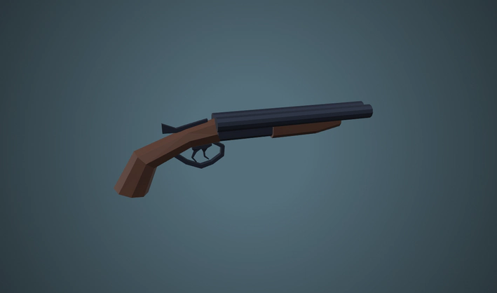 Shotgun — Poly Pizza 3D model by Zsky