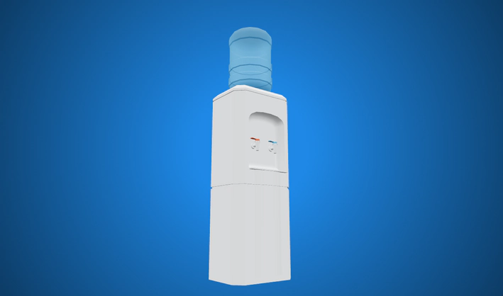 Water Cooler — Poly Pizza 3D model by J-Toastie