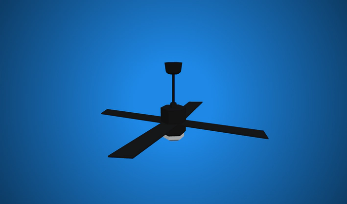 Fan — Poly Pizza 3D model by Zsky