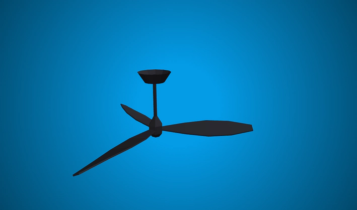 Ceiling Fan — Poly Pizza 3D model by CreativeTrio