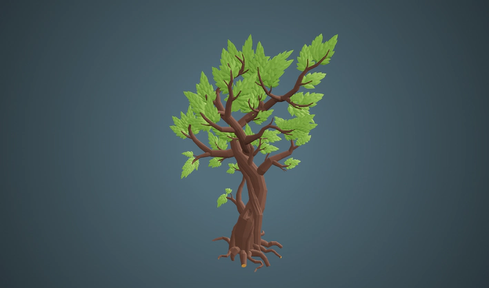 Big Tree — Poly Pizza 3D model by 3Donimus