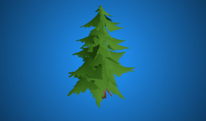Pine — Poly Pizza 3D model by Quaternius